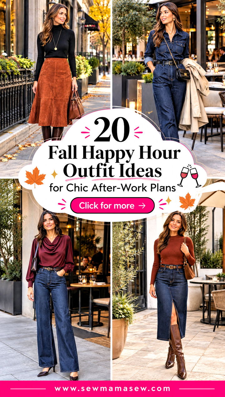 20 Fall Happy Hour Outfit Ideas for Chic After-Work Plans - 20 Fall Happy Hour Outfit Ideas for Chic After-Work Plans