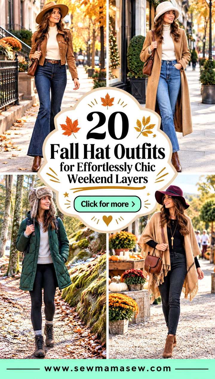 20 Fall Hat Outfits for Effortlessly Chic Weekend Layers - 20 Fall Hat Outfits for Effortlessly Chic Weekend Layers