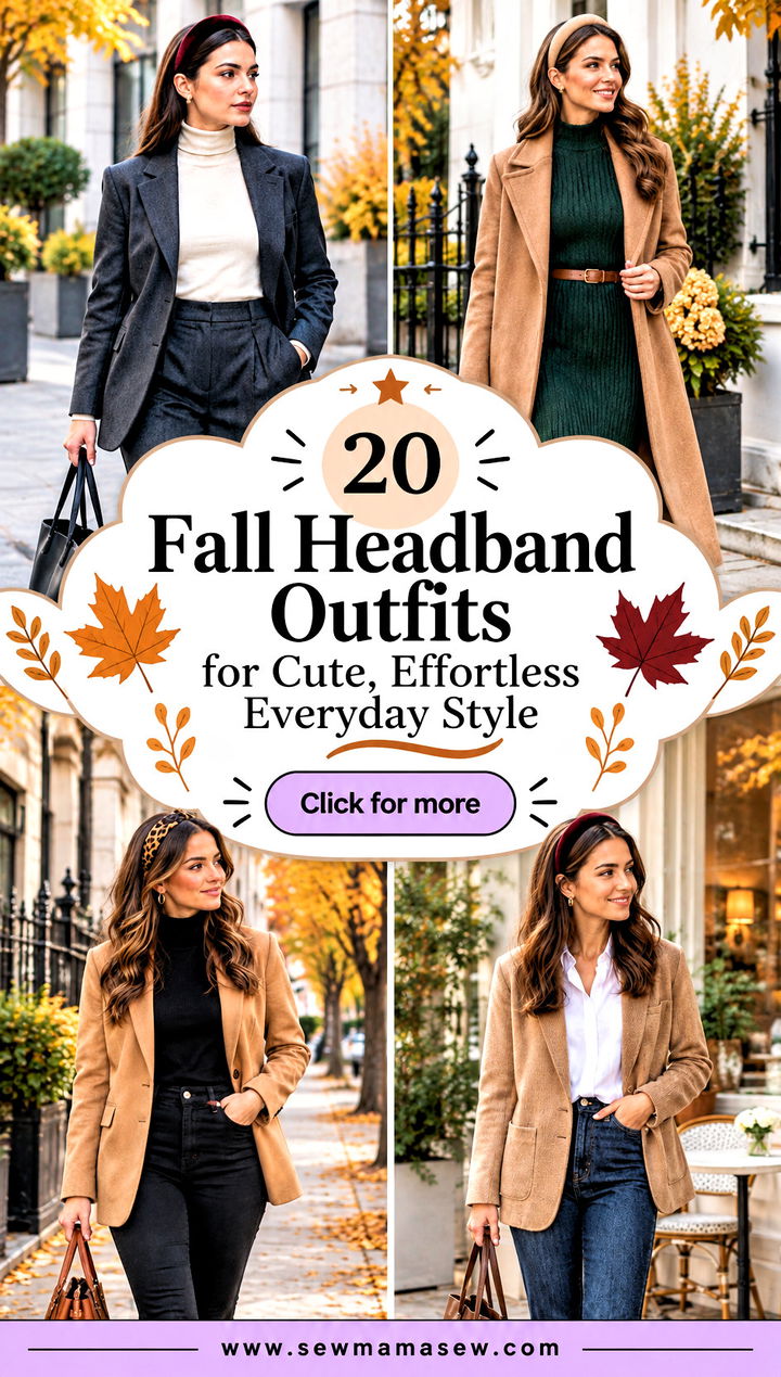 20 Fall Headband Outfits for Cute Effortless Everyday Style - 20 Fall Headband Outfits for Cute, Effortless Everyday Style