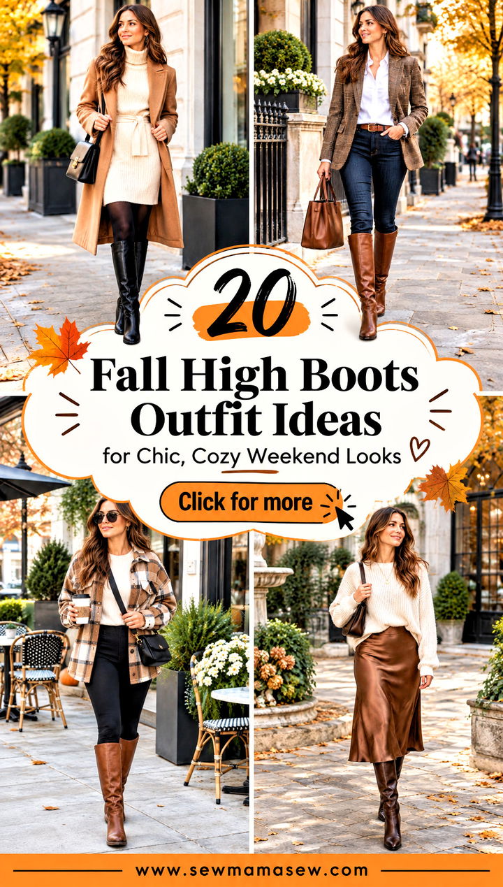 20 Fall High Boots Outfit Ideas for Chic Cozy Weekend Looks - 20 Fall High Boots Outfit Ideas for Chic, Cozy Weekend Looks