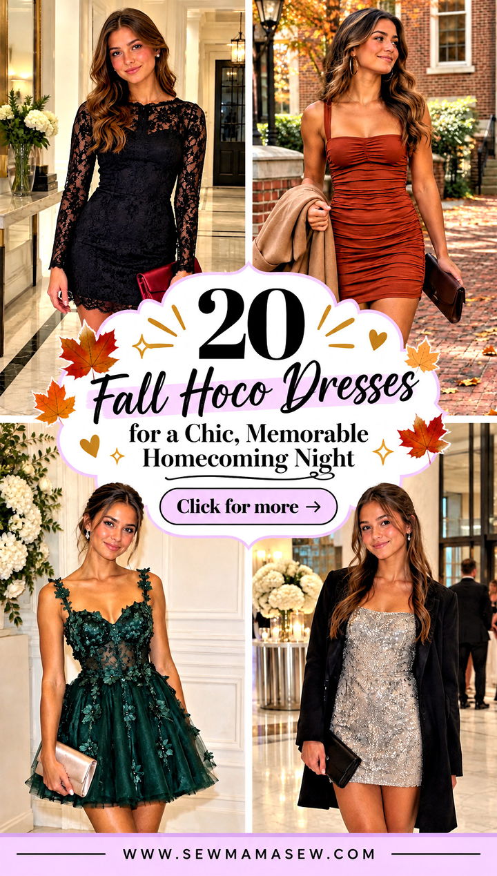 20 Fall Hoco Dresses for a Chic Memorable Homecoming Night - 20 Fall Hoco Dresses for a Chic, Memorable Homecoming Night