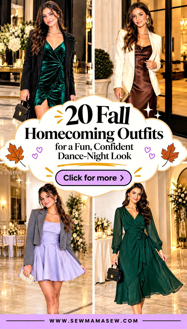 20 Fall Homecoming Outfits for a Fun Confident Dance-Night Look - 20 Fall Homecoming Outfits for a Fun, Confident Dance-Night Look