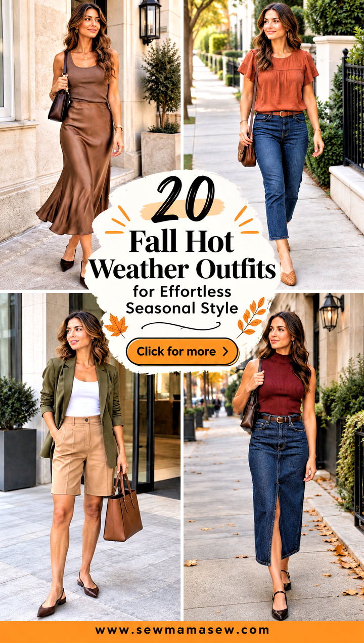 20 Fall Hot Weather Outfits for Effortless Seasonal Style - 20 Fall Hot Weather Outfits for Effortless Seasonal Style