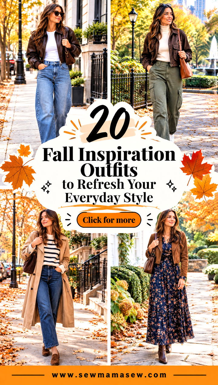 20 Fall Inspiration Outfits to Refresh Your Everyday Style - 20 Fall Inspiration Outfits to Refresh Your Everyday Style