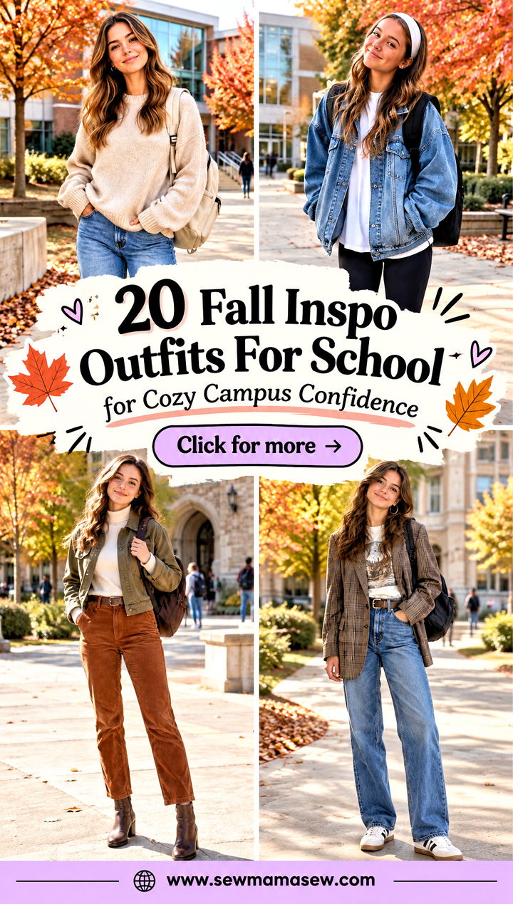 20 Fall Inspo Outfits For School for Cozy Campus Confidence - 20 Fall Inspo Outfits For School for Cozy Campus Confidence