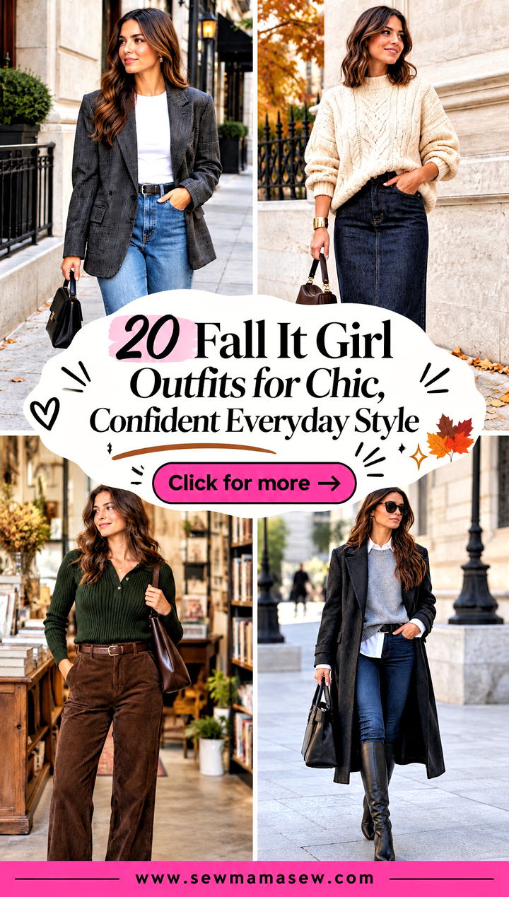 20 Fall It Girl Outfits for Chic Confident Everyday Style - 20 Fall It Girl Outfits for Chic, Confident Everyday Style