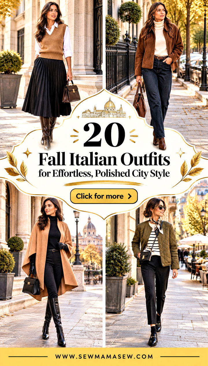 20 Fall Italian Outfits for Effortless Polished City Style - 20 Fall Italian Outfits for Effortless, Polished City Style