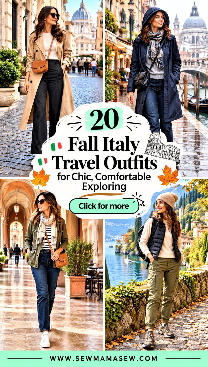 20 Fall Italy Travel Outfits for Chic Comfortable Exploring - 20 Fall Italy Travel Outfits for Chic, Comfortable Exploring