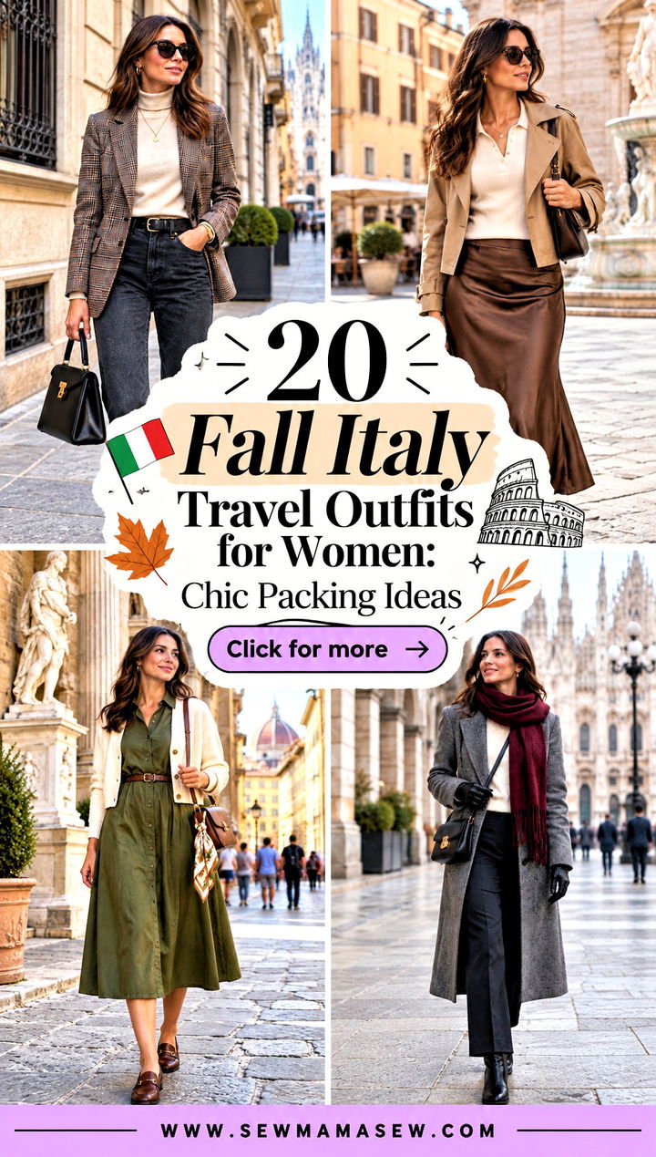 20 Fall Italy Travel Outfits for Women Chic Packing Ideas - 20 Fall Italy Travel Outfits for Women: Chic Packing Ideas