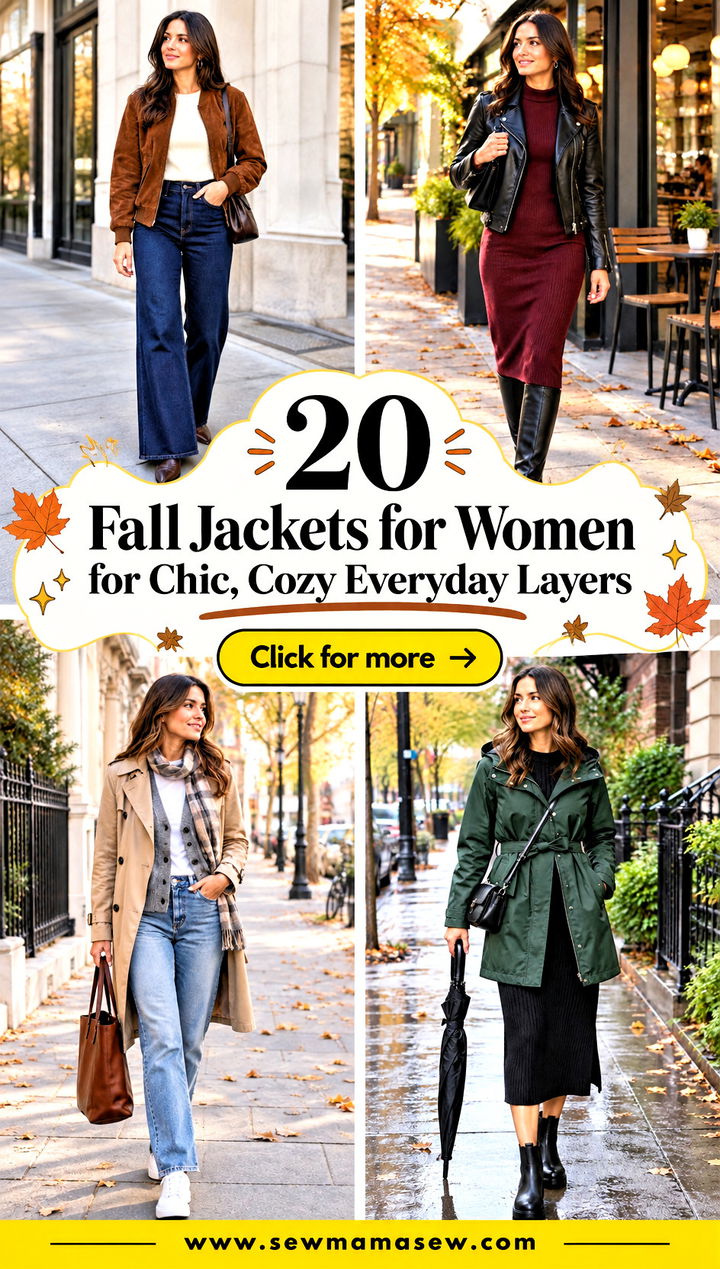 20 Fall Jackets for Women for Chic Cozy Everyday Layers - 20 Fall Jackets for Women for Chic, Cozy Everyday Layers