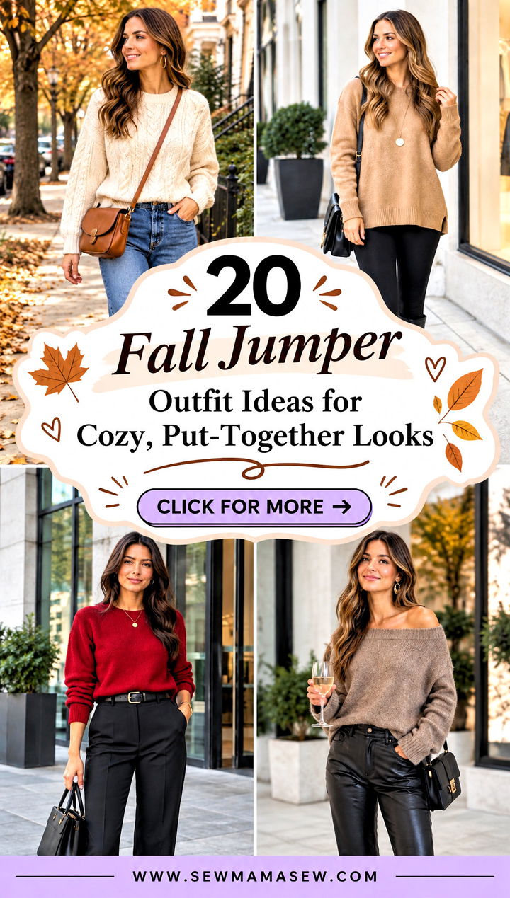 20 Fall Jumper Outfit Ideas for Cozy Put-Together Looks - 20 Fall Jumper Outfit Ideas for Cozy, Put-Together Looks