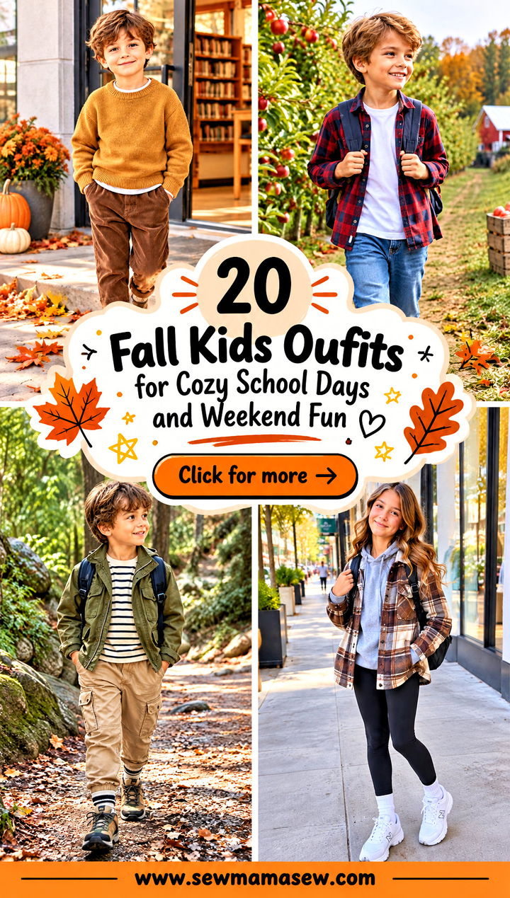 20 Fall Kids Outfits for Cozy School Days and Weekend Fun - 20 Fall Kids Outfits for Cozy School Days and Weekend Fun