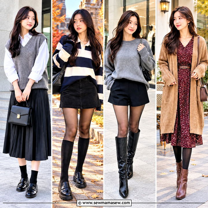 20 Fall Korean Outfits for Cozy, Chic Street Style Looks