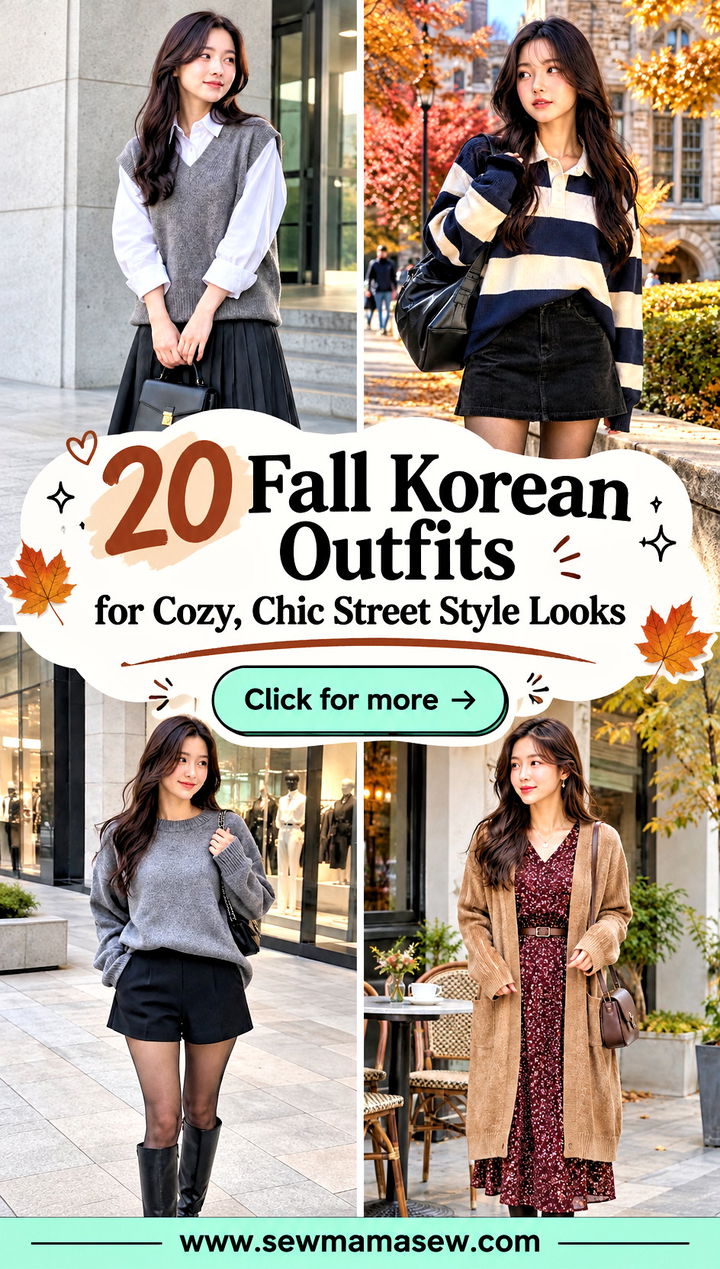 20 Fall Korean Outfits for Cozy Chic Street Style Looks - 20 Fall Korean Outfits for Cozy, Chic Street Style Looks