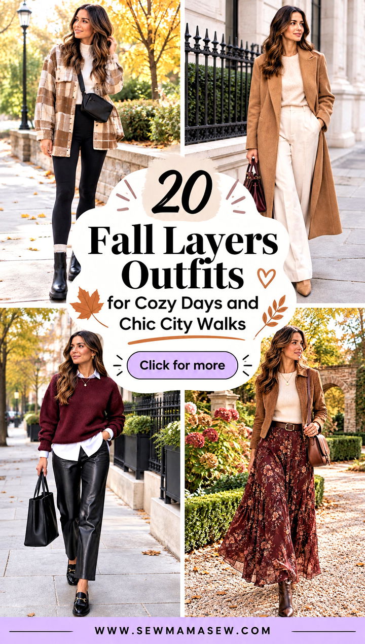 20 Fall Layers Outfits for Cozy Days and Chic City Walks - 20 Fall Layers Outfits for Cozy Days and Chic City Walks