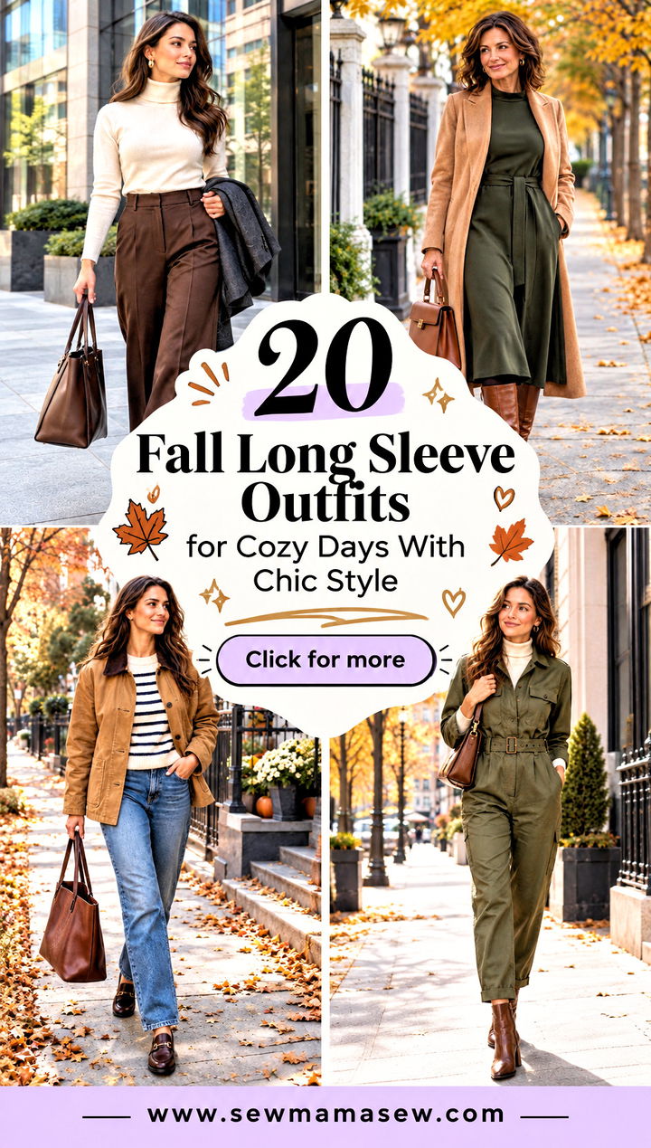20 Fall Long Sleeve Outfits for Cozy Days With Chic Style - 20 Fall Long Sleeve Outfits for Cozy Days With Chic Style
