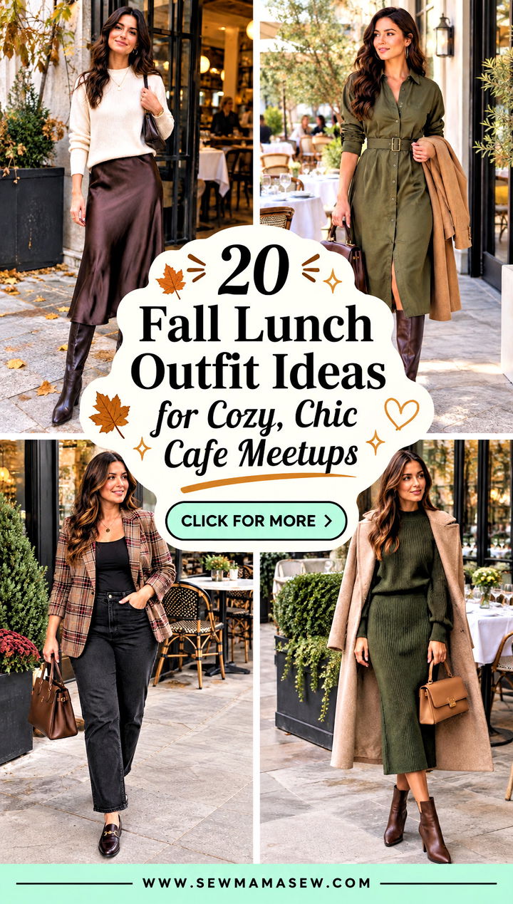 20 Fall Lunch Outfit Ideas for Cozy Chic Cafe Meetups - 20 Fall Lunch Outfit Ideas for Cozy, Chic Cafe Meetups