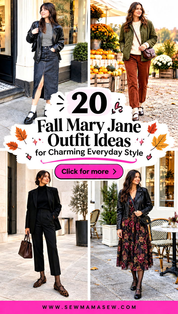 20 Fall Mary Jane Outfit Ideas for Charming Everyday Style - 20 Fall Mary Jane Outfit Ideas for Charming Everyday Style