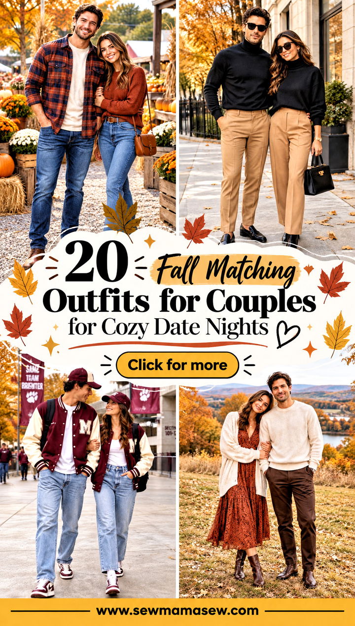20 Fall Matching Outfits for Couples for Cozy Date Nights - 20 Fall Matching Outfits for Couples for Cozy Date Nights