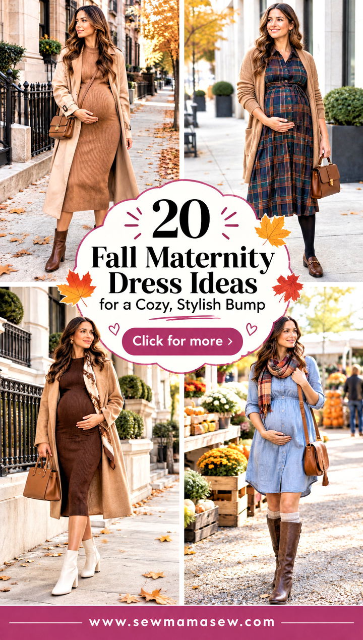 20 Fall Maternity Dress Ideas for a Cozy Stylish Bump - 20 Fall Maternity Dress Ideas for a Cozy, Stylish Bump