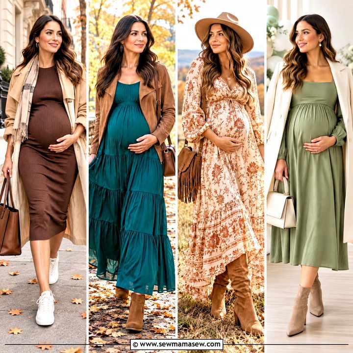 20 Fall Maternity Dresses for Cozy Days and Special Plans