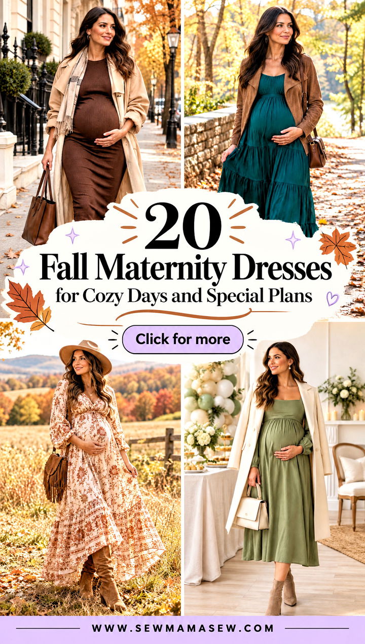 20 Fall Maternity Dresses for Cozy Days and Special Plans - 20 Fall Maternity Dresses for Cozy Days and Special Plans