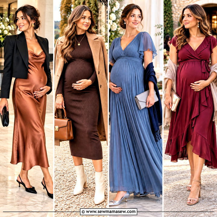 20 Fall Maternity Wedding Guest Dress Ideas for Chic Comfort