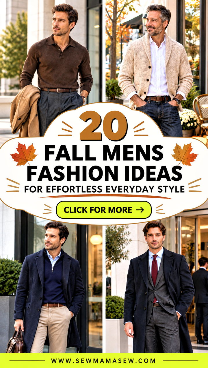 20 Fall Mens Fashion Ideas for Effortless Everyday Style - 20 Fall Mens Fashion Ideas for Effortless Everyday Style