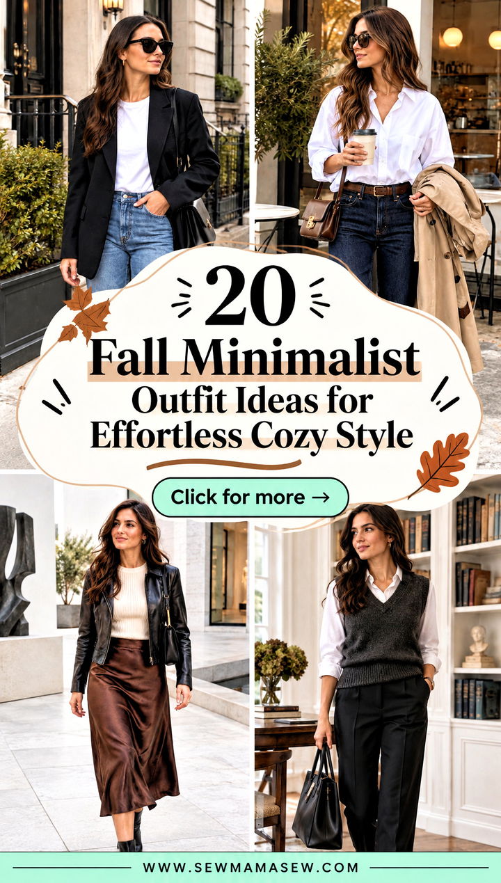 20 Fall Minimalist Outfit Ideas for Effortless Cozy Style - 20 Fall Minimalist Outfit Ideas for Effortless Cozy Style