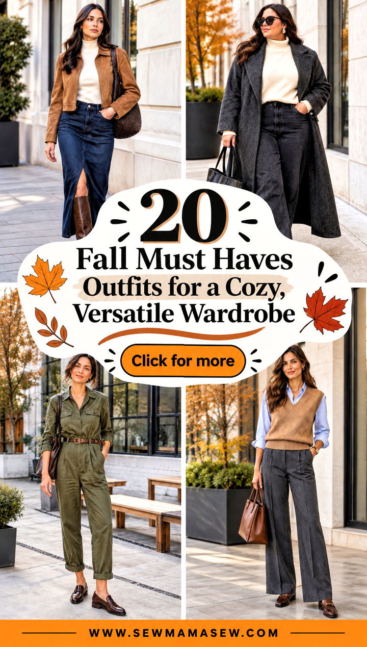 20 Fall Must Haves Outfits for a Cozy Versatile Wardrobe - 20 Fall Must Haves Outfits for a Cozy, Versatile Wardrobe