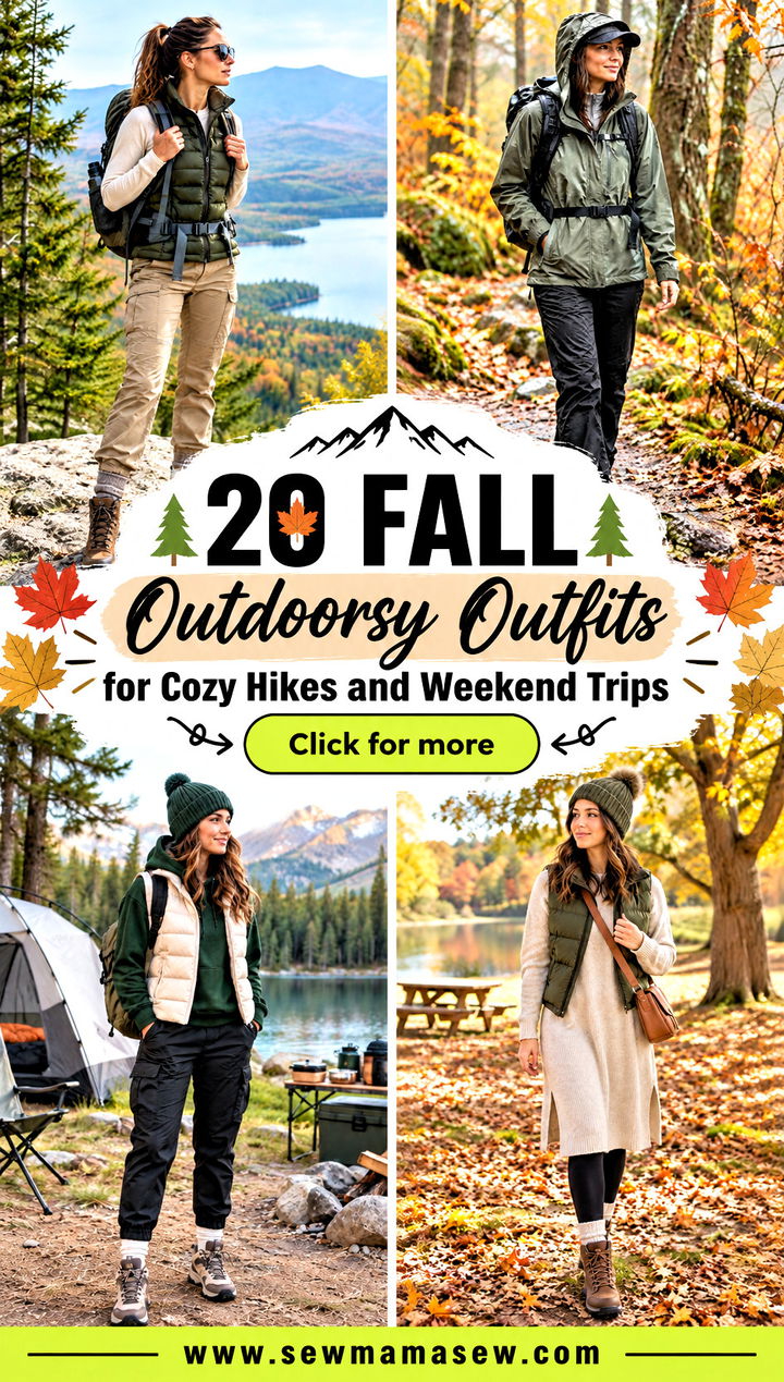 20 Fall Outdoorsy Outfits for Cozy Hikes and Weekend Trips - 20 Fall Outdoorsy Outfits for Cozy Hikes and Weekend Trips