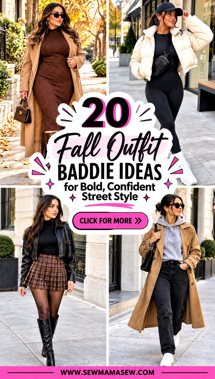 20 Fall Outfit Baddie Ideas for Bold Confident Street Style - 20 Fall Outfit Baddie Ideas for Bold, Confident Street Style