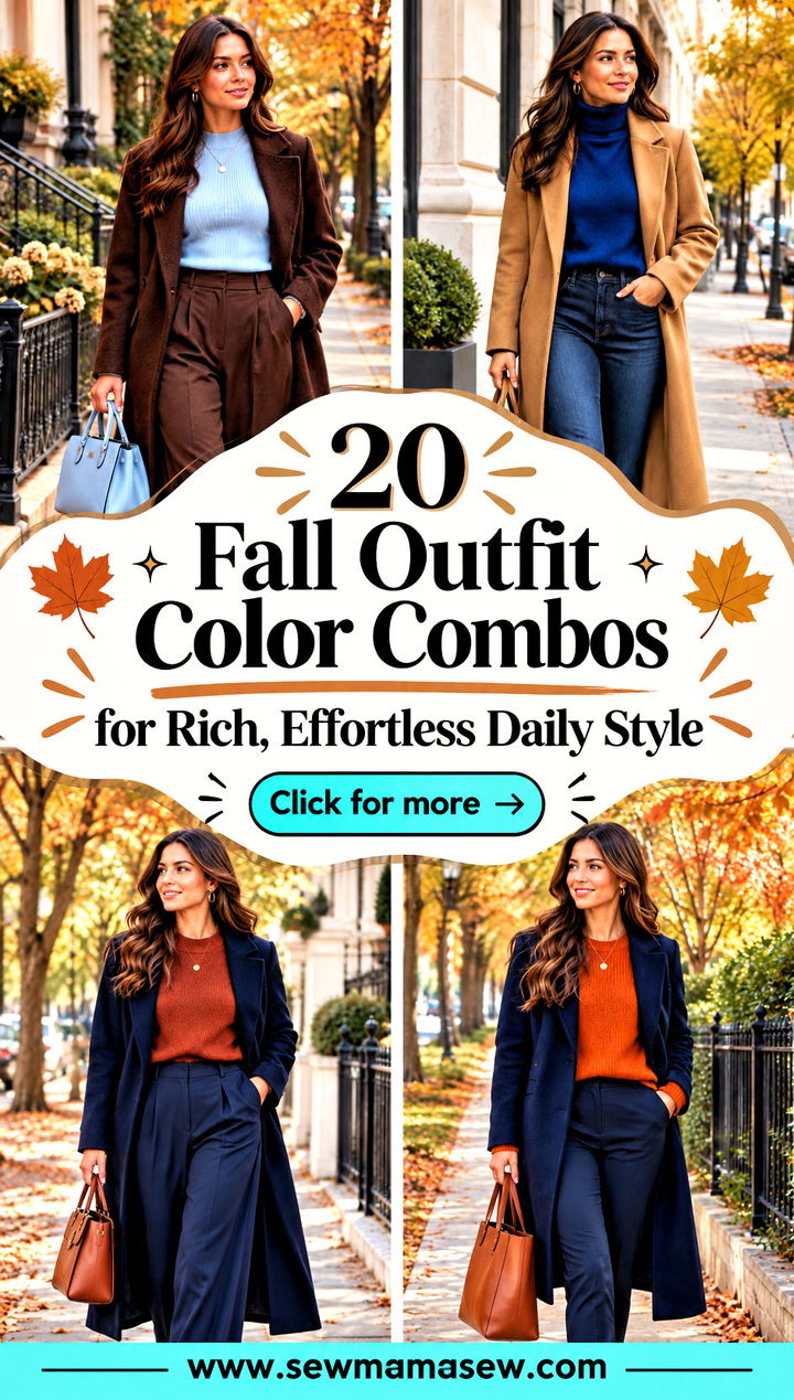 20 Fall Outfit Color Combos for Rich Effortless Daily Style - 20 Fall Outfit Color Combos for Rich, Effortless Daily Style