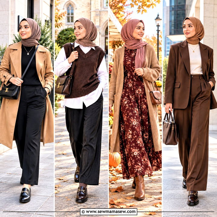 20 Fall Outfit Hijab Ideas for Elegant, Cozy Everyday Style