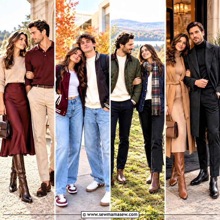 20 Fall Outfit Ideas for Couples for Cute, Cozy Date Days