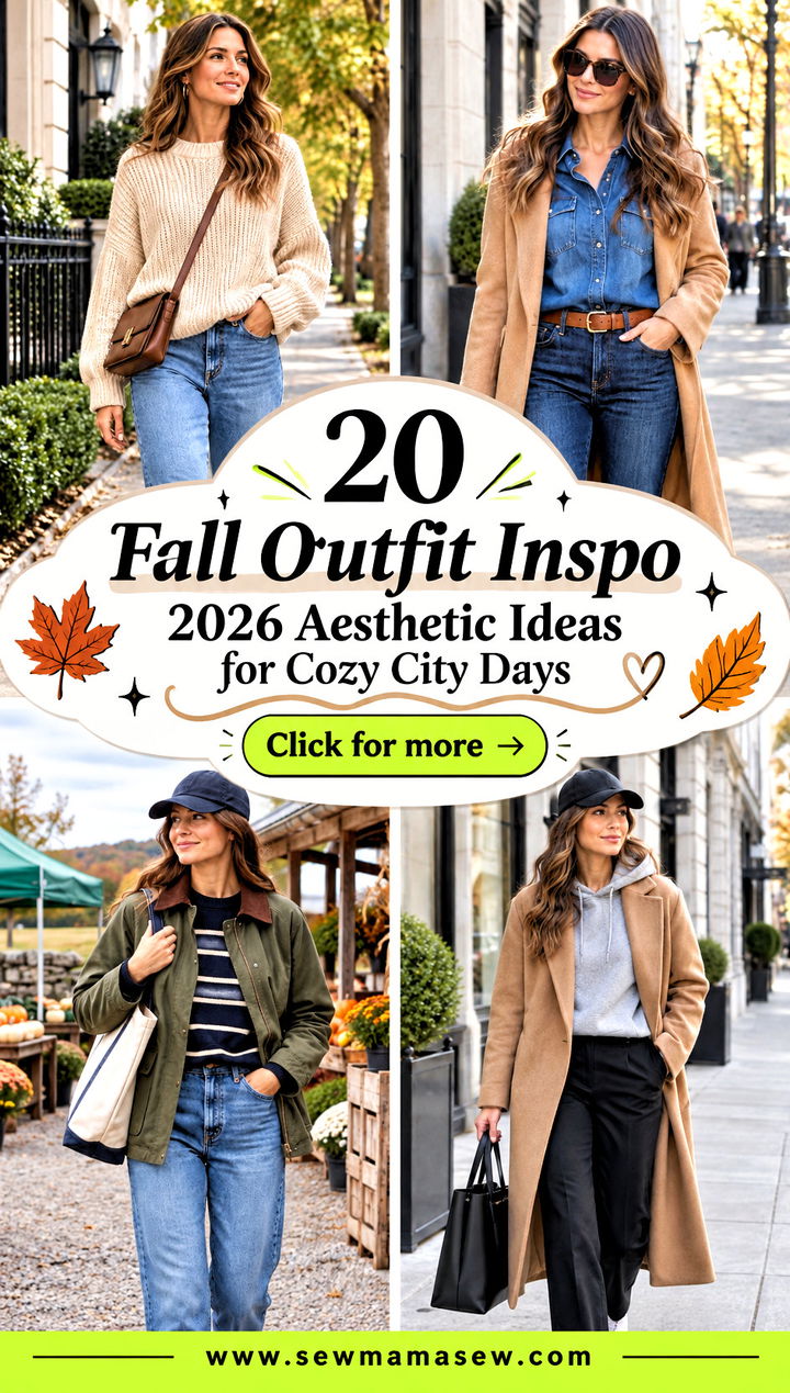 20 Fall Outfit Inspo 2026 Aesthetic Ideas for Cozy City Days - 20 Fall Outfit Inspo 2026 Aesthetic Ideas for Cozy City Days