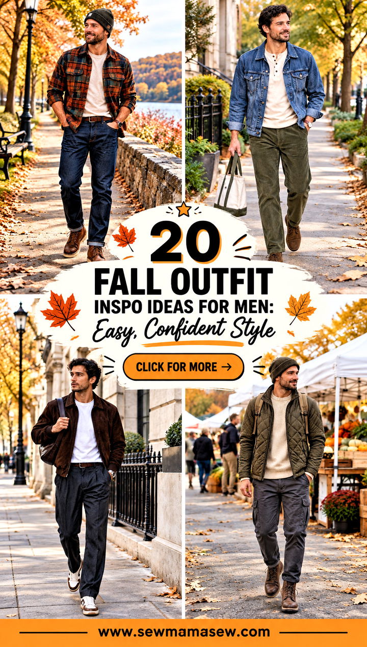 20 Fall Outfit Inspo Ideas for Men Easy Confident Style - 20 Fall Outfit Inspo Ideas for Men: Easy, Confident Style