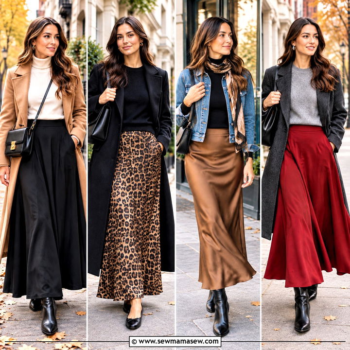 20 Fall Outfit Long Skirt Ideas for Effortless Cozy Style