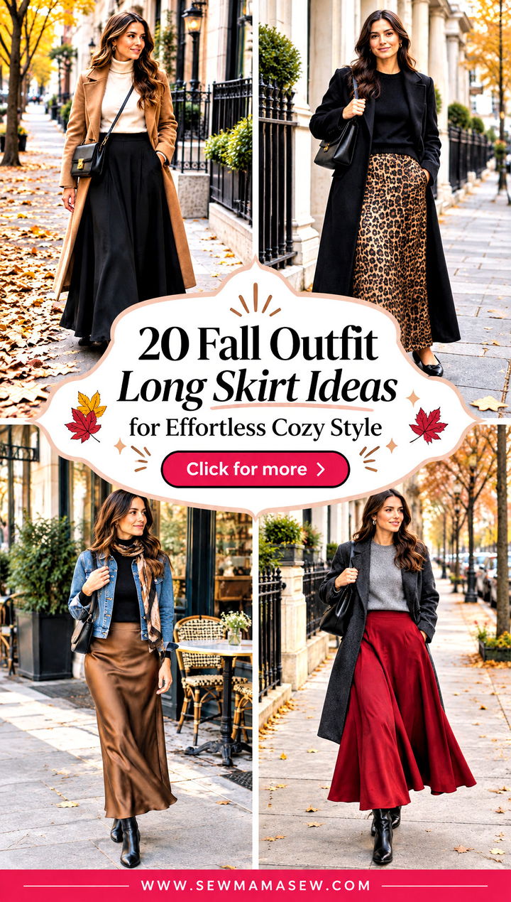 20 Fall Outfit Long Skirt Ideas for Effortless Cozy Style - 20 Fall Outfit Long Skirt Ideas for Effortless Cozy Style