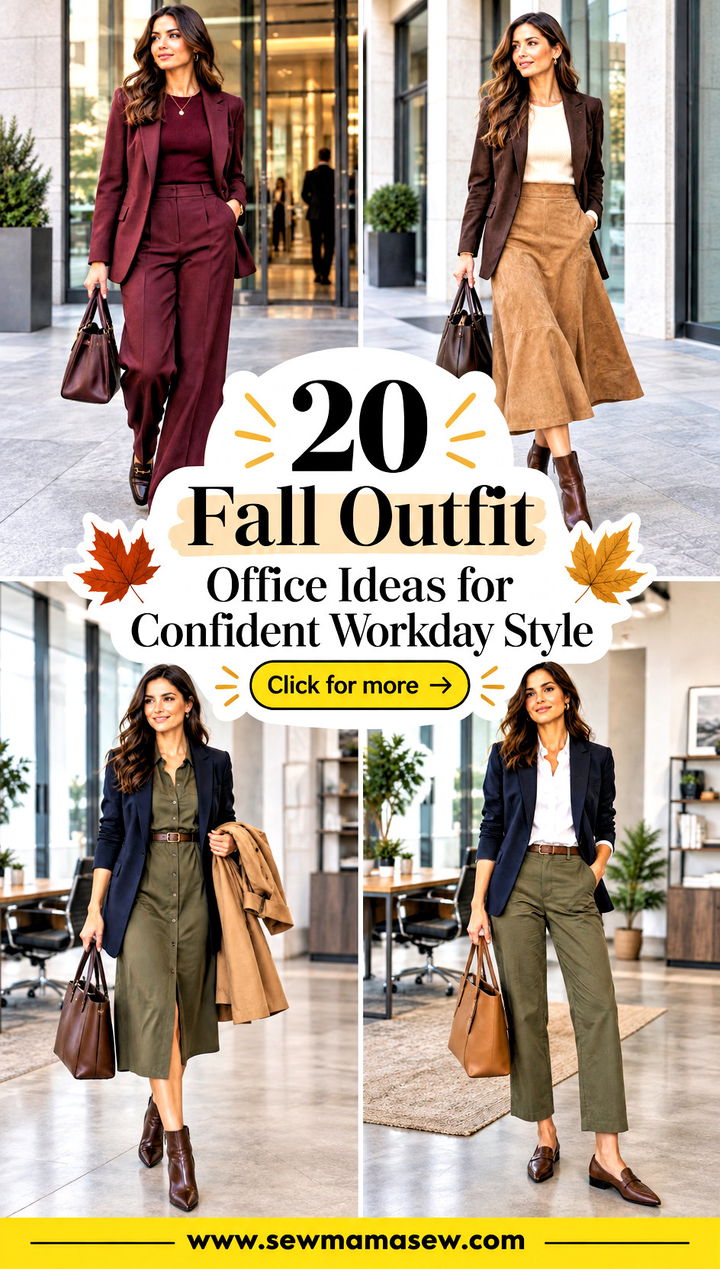 20 Fall Outfit Office Ideas for Confident Workday Style - 20 Fall Outfit Office Ideas for Confident Workday Style