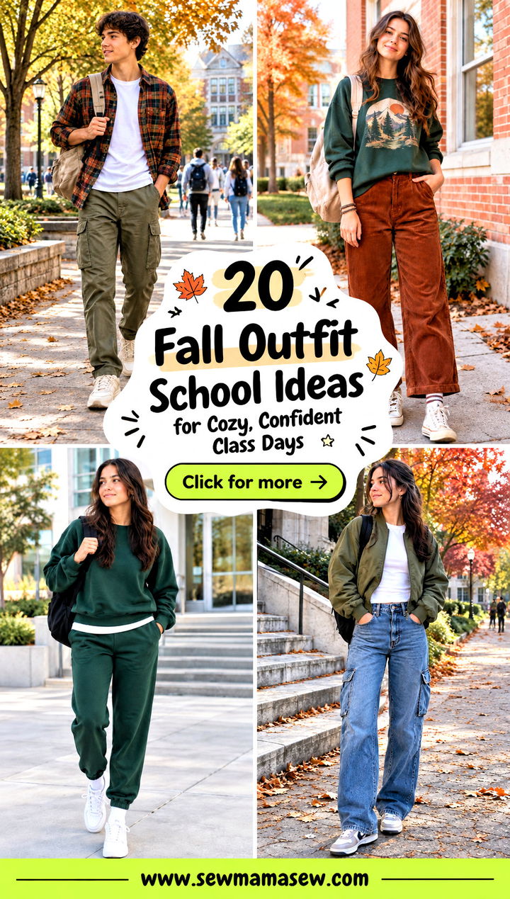 20 Fall Outfit School Ideas for Cozy Confident Class Days - 20 Fall Outfit School Ideas for Cozy, Confident Class Days