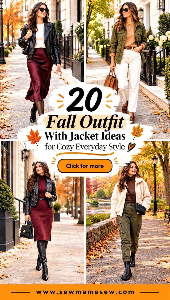 20 Fall Outfit With Jacket Ideas for Cozy Everyday Style - 20 Fall Outfit With Jacket Ideas for Cozy Everyday Style