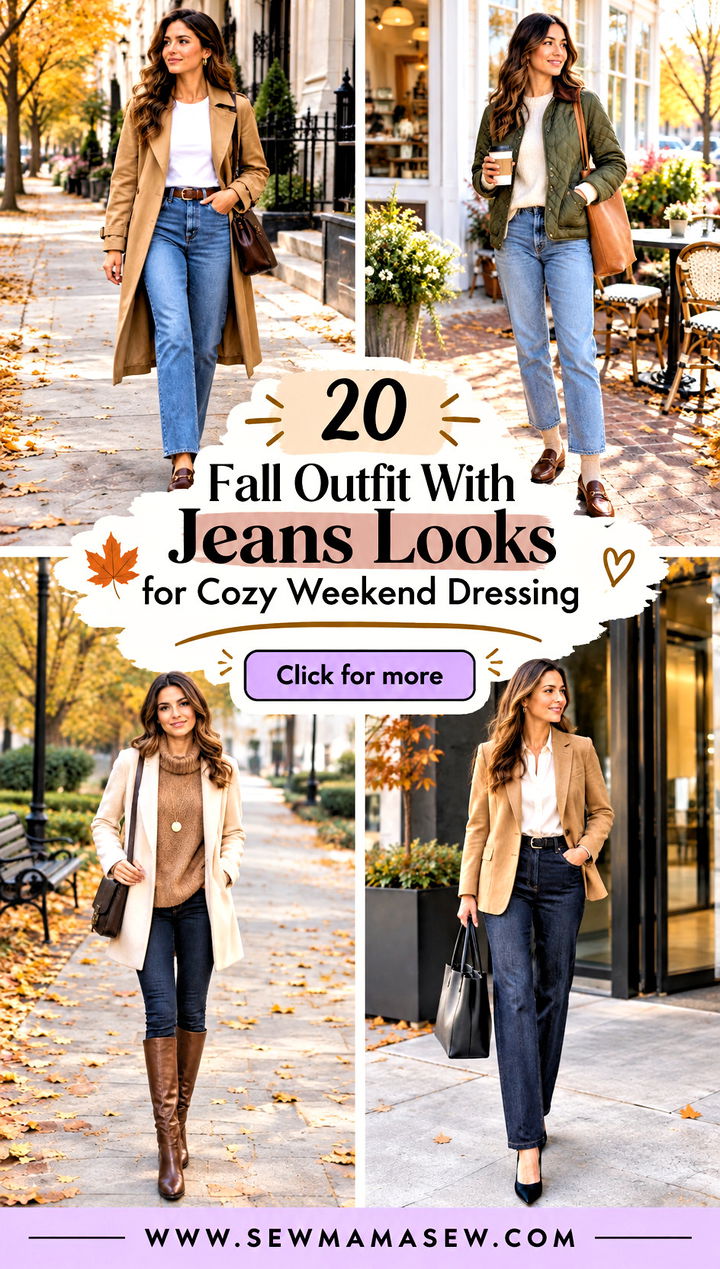 20 Fall Outfit With Jeans Looks for Cozy Weekend Dressing - 20 Fall Outfit With Jeans Looks for Cozy Weekend Dressing