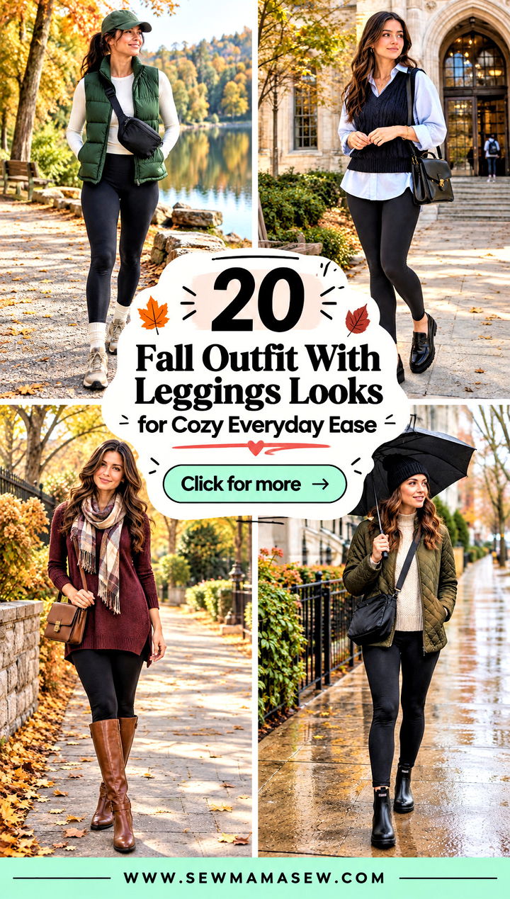 20 Fall Outfit With Leggings Looks for Cozy Everyday Ease - 20 Fall Outfit With Leggings Looks for Cozy Everyday Ease
