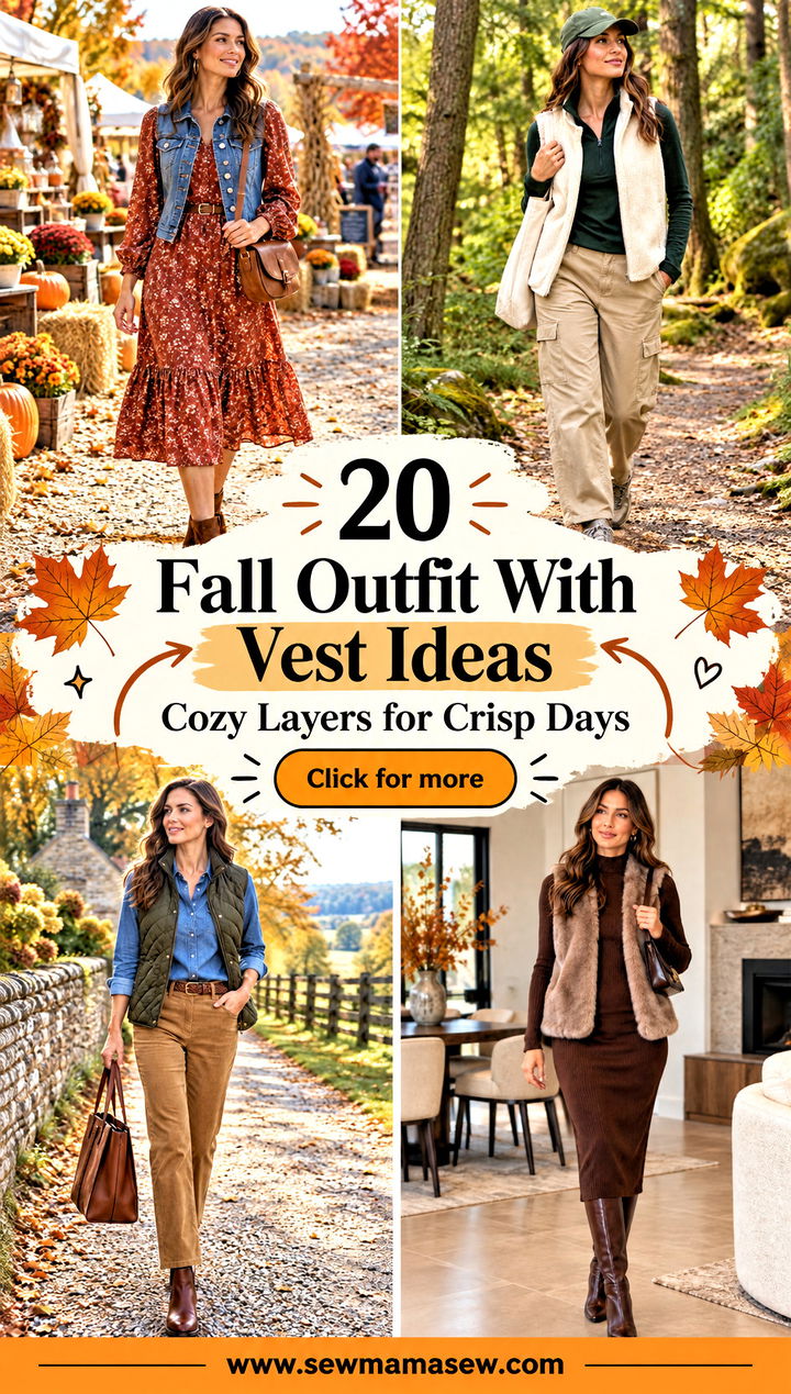 20 Fall Outfit With Vest Ideas Cozy Layers for Crisp Days - 20 Fall Outfit With Vest Ideas: Cozy Layers for Crisp Days