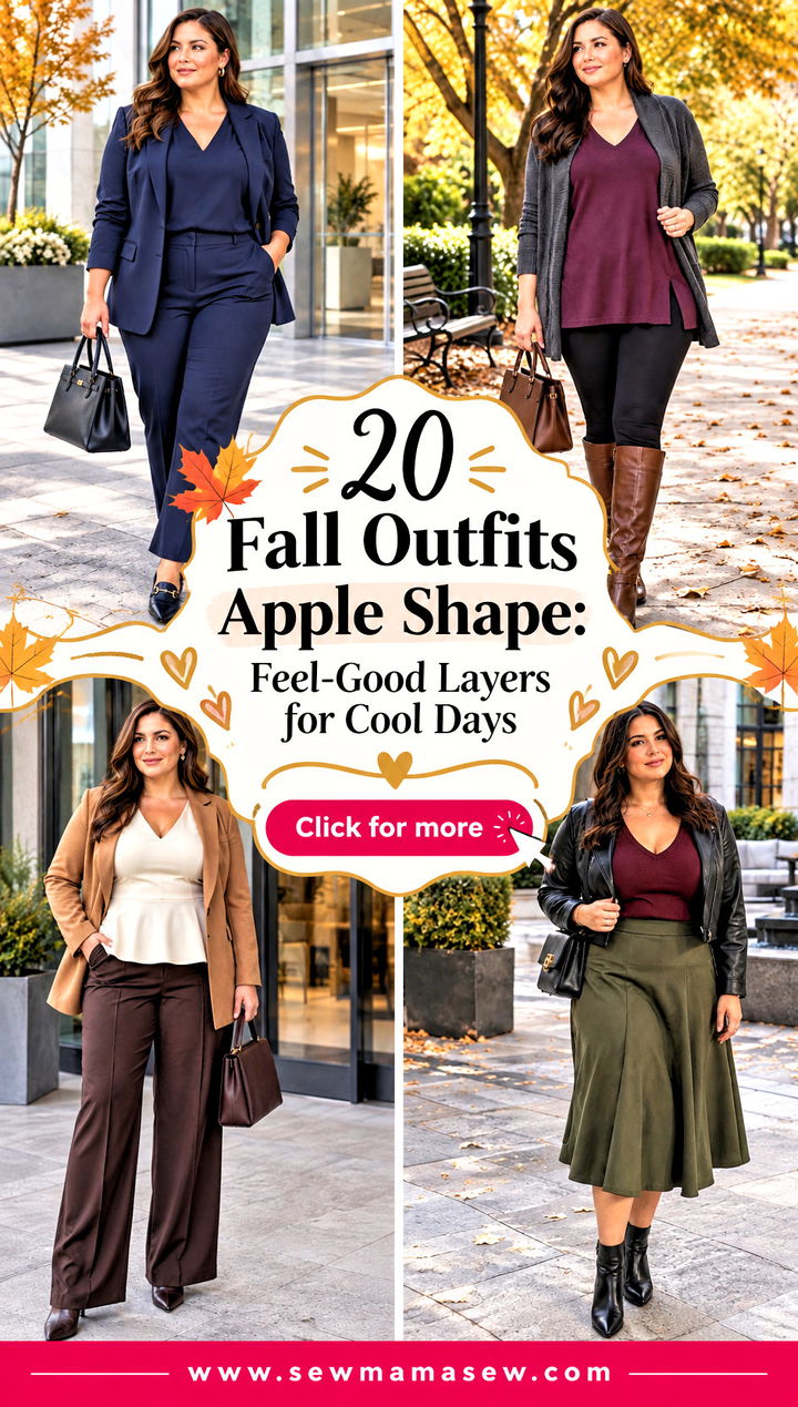 20 Fall Outfits Apple Shape Feel-Good Layers for Cool Days - 20 Fall Outfits Apple Shape: Feel-Good Layers for Cool Days