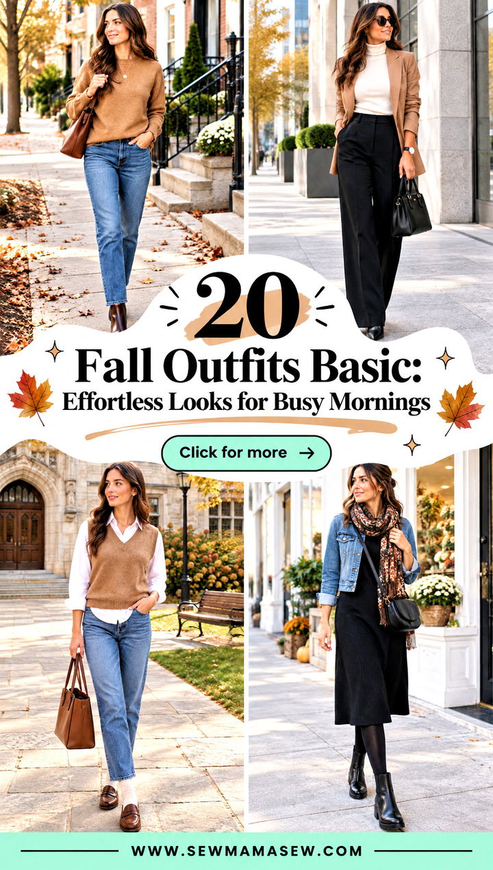 20 Fall Outfits Basic Effortless Looks for Busy Mornings - 20 Fall Outfits Basic: Effortless Looks for Busy Mornings