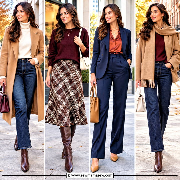 20 Fall Outfits Brunette: Rich Color Ideas for Cozy Days
