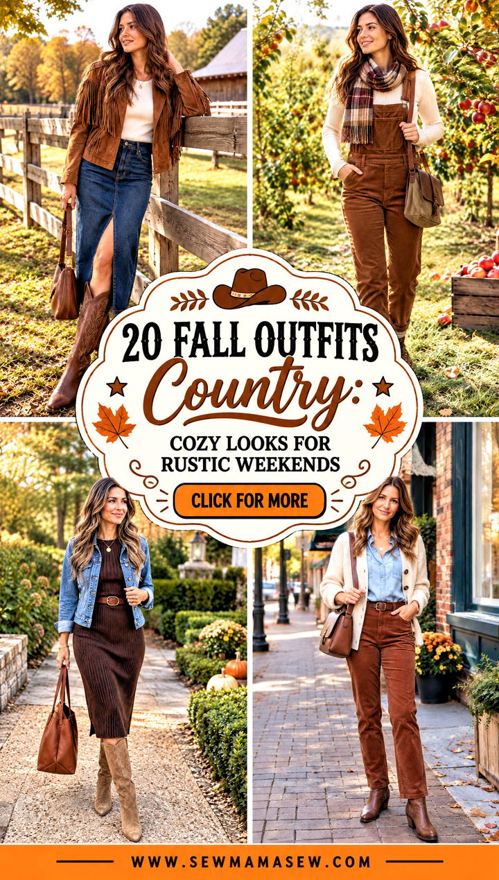 20 Fall Outfits Country Cozy Looks for Rustic Weekends - 20 Fall Outfits Country: Cozy Looks for Rustic Weekends