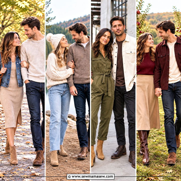 20 Fall Outfits Couples Photo Ideas: Cozy Autumn Looks for Two